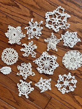 Vintage Dolly Handmade Crochet lot of 14